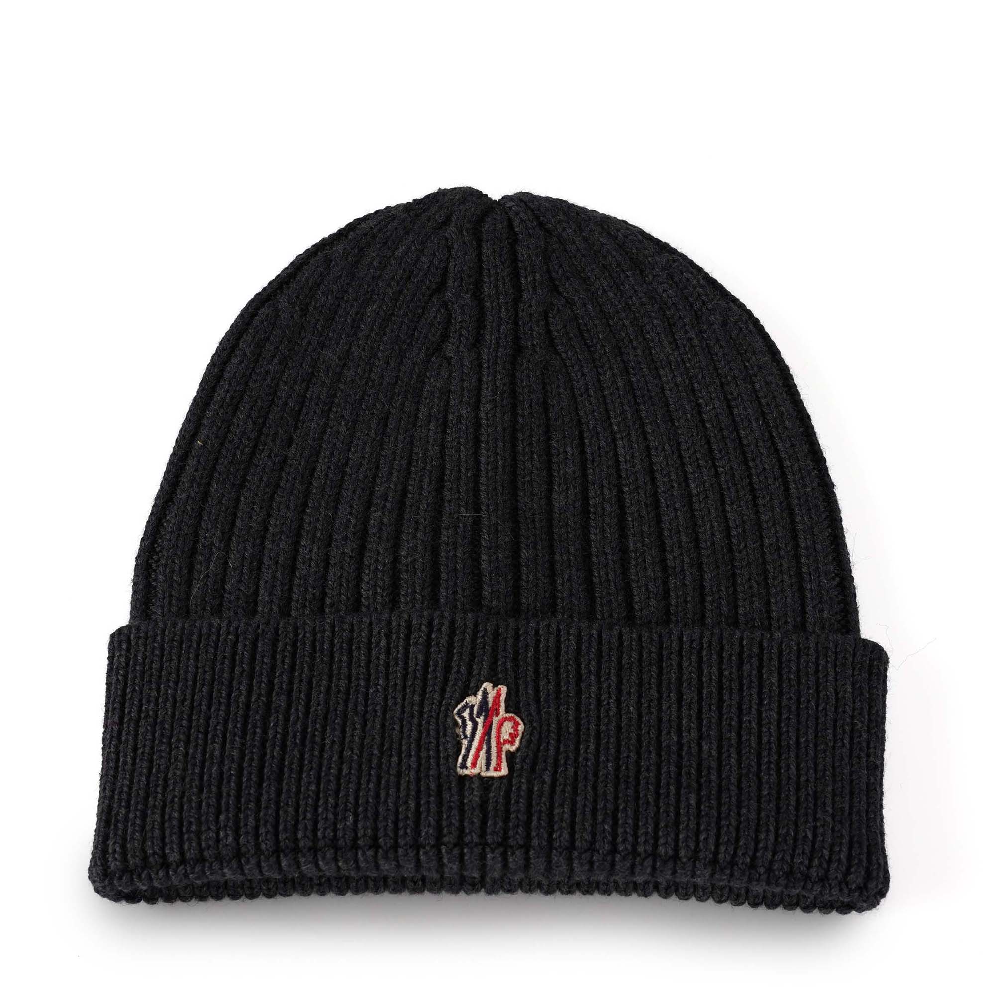 Moncler - Antrachite Wool Logo Hat 